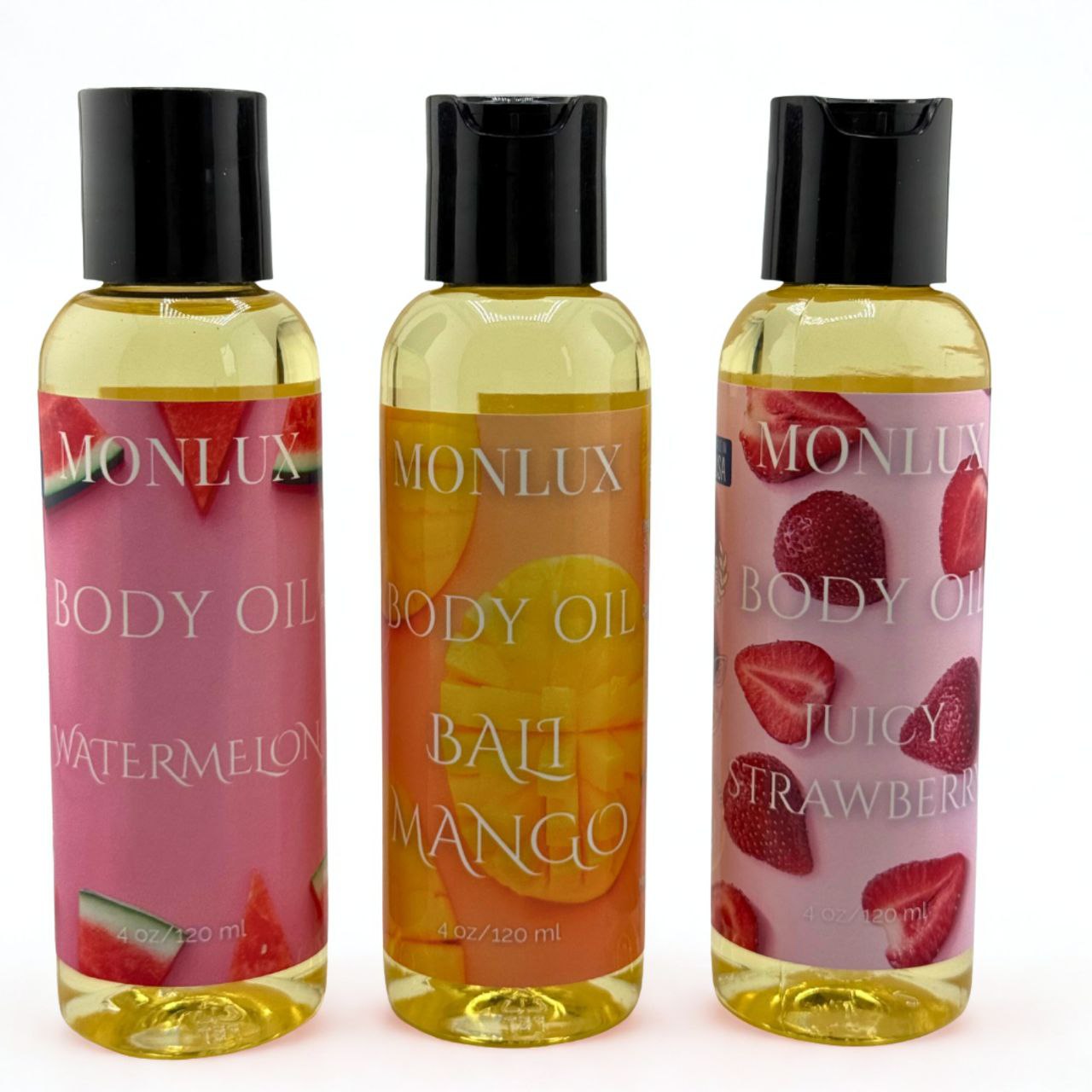 Body Oil Set - Watermelon, Mango & Strawberry