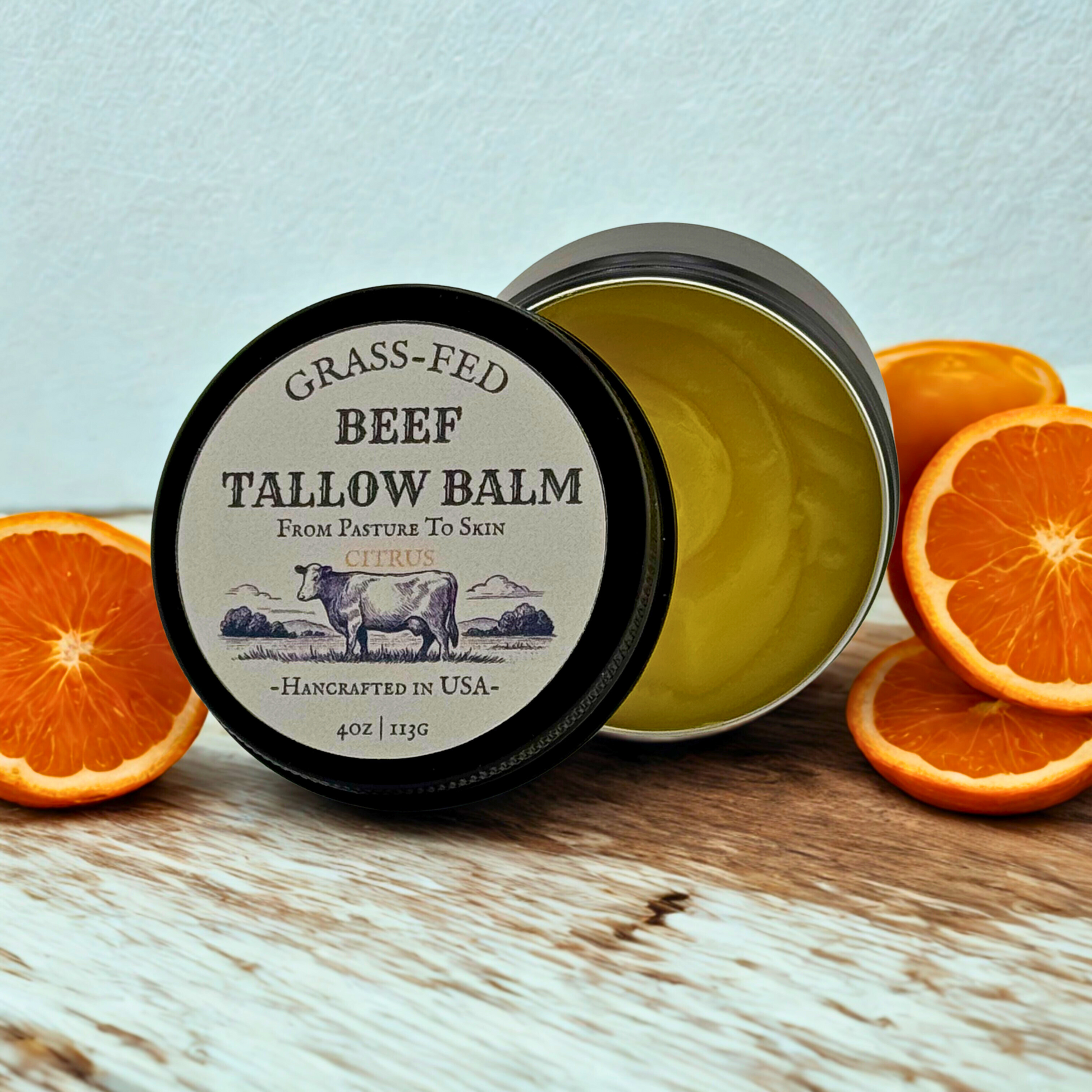 Gift Box for Body and Hair – Handmade Natural Oils and Tallow Balm Set