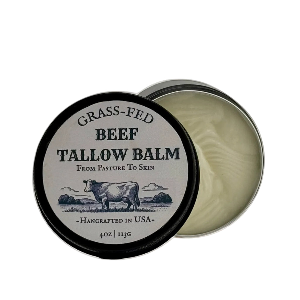 Bali Mango Body Oil + Citrus Beef Tallow Balm – Deep Moisture & Natural Glow, Handmade Body Care for Dry Skin, Clean Skincare Essentials