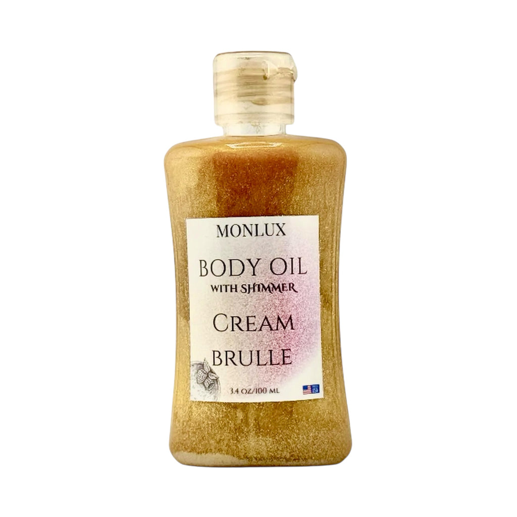 Shimmer Body Oil Cream Brulle