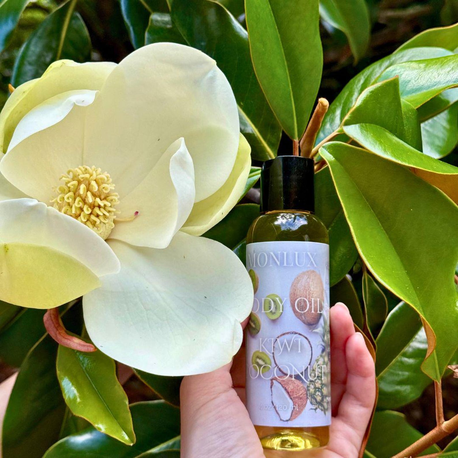 Body Oil Set – Kiwi Coconut, Peony, Monkey Farts | Tropical Skincare Trio