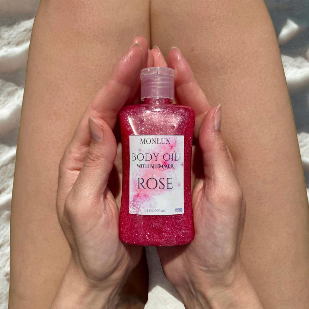 Shimmer Body Oil Rose Scent