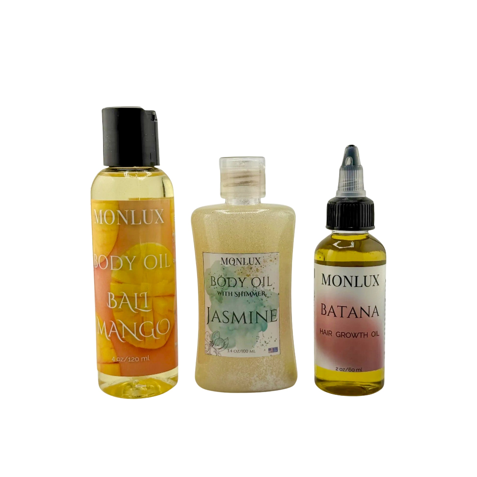Hair and Body Oil Gift Set – Juicy Strawberry Glow | Shimmer Cream Brulle